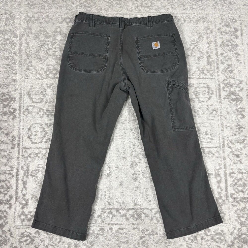 Carhartt Pants Relaxed Fit Rugged Flex BN2291-M Gray Pants Size 34x28 - Picture 7 of 7